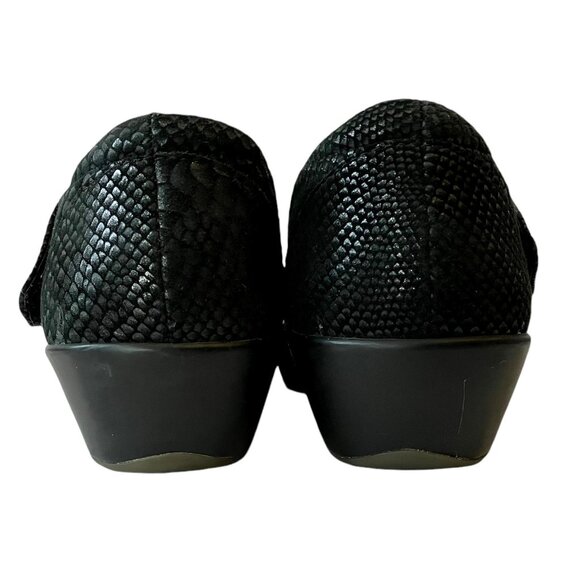 ZIERA Super Soft DOXIE Suede Adjustable Black COMFORT Strappy ARCH SUPPORT Sz 6 - Picture 10 of 16